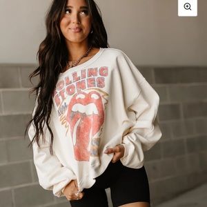 Rolling Stones Pullover size Large (Mindy Mae’s Market)